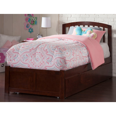 Breckin Extra Long Twin Solid Wood Platform Bed with Trundle by Harriet Bee by Harriet Bee