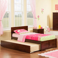Flack Solid Wood Bed with Trundle by Viv + Rae