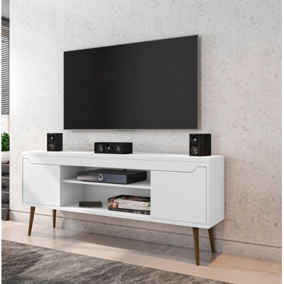 Bradley 63" 4-Shelf TV Stand for TVs up to 60" by Manhattan Comfort