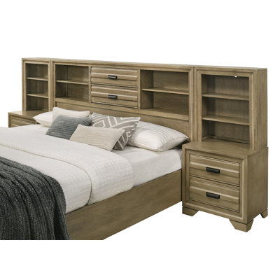 Cloe Loiret Platform Solid Wood 3 Piece Bedroom Set by Red Barrel Studio