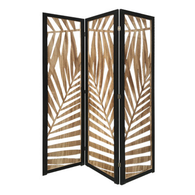 Leithgow 48" W x 67" H 3 - Panel Folding Room Divider by Bayou Breeze