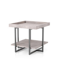 Baden Tray Top Sled End Table with Storage by Hokku Designs