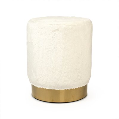 Sabio Solid Wood Vanity Stool by Everly Quinn