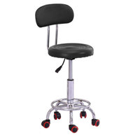 Hydraulic Stripe Backrest Height Adjustable Lab Stool by Inbox Zero