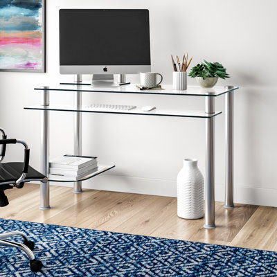 Doynton Glass Desk by Brayden Studio