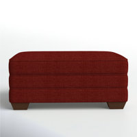 Anastase 28" Rectangle Standard Ottoman by Wade Logan