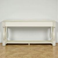 Cervantez Console Table Long Console Table with Drawers and Shelf,entryway table,sofa table by Rosalind Wheeler
