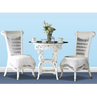 Christian 3 - Piece Counter Height Solid Wood Dining Set by August Grove