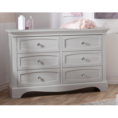 Eadoin 6 Drawer 52" W Double Dresser by Harriet Bee