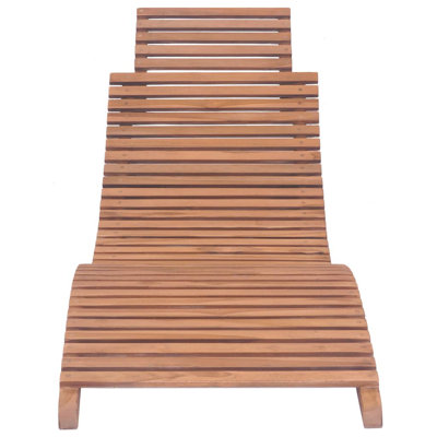 Summy 70" Long Teak Single chaise