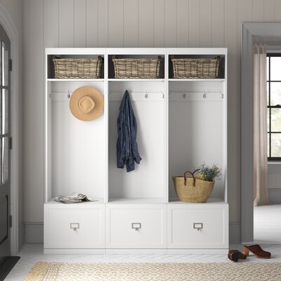 Crestshire Hall Tree with Bench and Shoe Storage by Laurel Foundry Modern Farmhouse