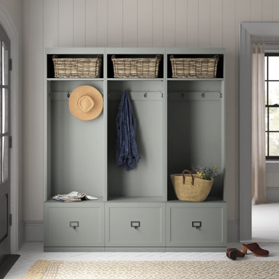 Crestshire Hall Tree with Bench and Shoe Storage by Laurel Foundry Modern Farmhouse