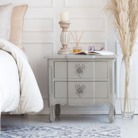 Maslow End Table Nightstand with Drawers by Finch