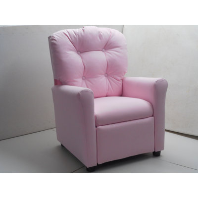 Eydie Kids Recliner and Ottoman by Harriet Bee