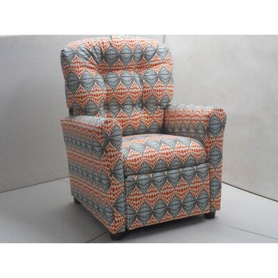 Bardugo Sweet Potato Kids Recliner and Ottoman by Harriet Bee