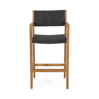 Outdoor Acacia 30" Patio Bar Stool