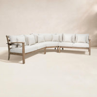 Vergara Outdoor U-Shaped Patio Sectional with Cushions