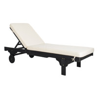 Alvah 78.70" Long Reclining Eucalyptus Single Chaise with Cushions by Joss & Main