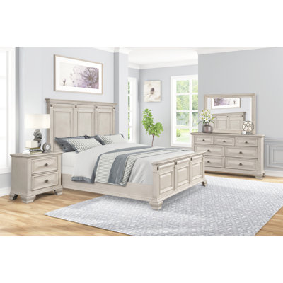 Samuelsson Solid Wood Standard 4 Piece Bedroom Set by Charlton Home