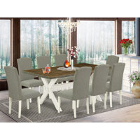 Jennerstown 9 Pieces Dining Set by August Grove