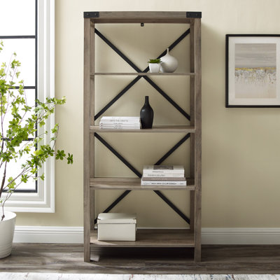Larenda 64" Etagere 4-Shelf Bookcase