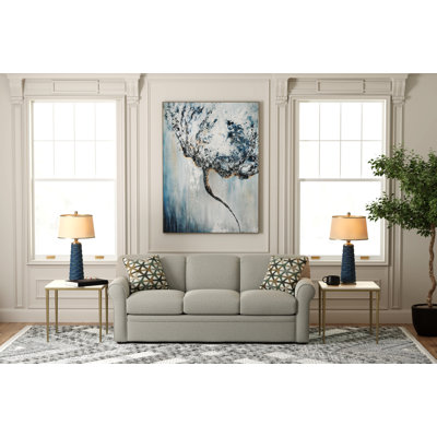 Aadhya 79" Rolled Arm Sleeper Sofa with Reversible Cushions by Andover Mills