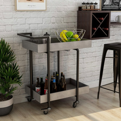 Obrian Bar Cart by 17 Stories