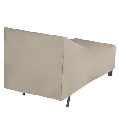 Modern Leisure Chalet Patio Chaise Lounge Cover, 65"L x 28"W x 29"H, Beige by Rebrilliant