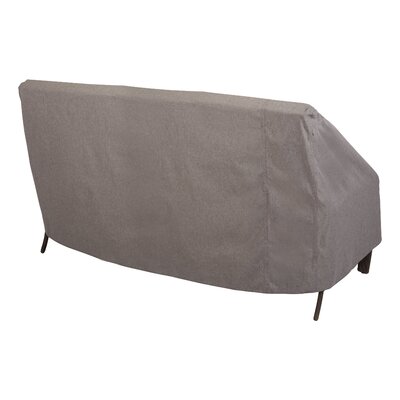 Modern Leisure Garrison Patio Loveseat Cover, Waterproof, 66"L x 40"W x 39"H, Granite by Rebrilliant