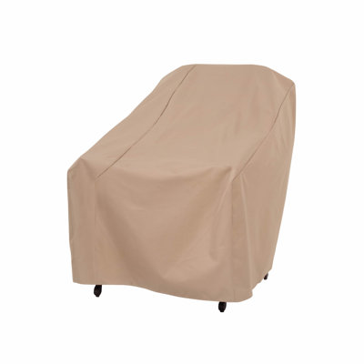 Modern Leisure Basics Patio Chair Cover, 33"L x 34"W x 31"H, Khaki by Rebrilliant