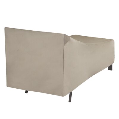 Modern Leisure Monterey Patio Day Chaise Lounge Cover, 66"L x 35.5"W x 33"H, Beige by Rebrilliant