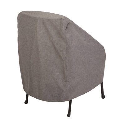 Modern Leisure Garrison Patio Lounge/Club Chair Cover, Waterproof, 35"L x 38"W x 31"H, Granite by Rebrilliant