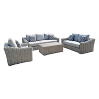 Sommer 4 Piece Rattan Sofa Seating Group by Rosecliff Heights