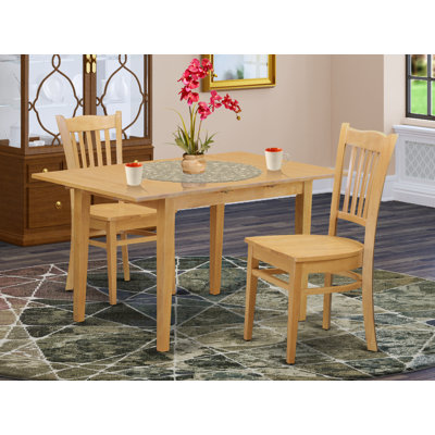 Jake-Tyler Extendable Solid Wood Dining Set by Gracie Oaks