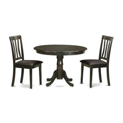 Maffra Rubberwood Solid Wood Dining Set by Alcott Hill