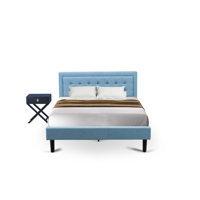 Cortnee Upholstered Platform 2 Piece Bedroom Set by Ebern Designs