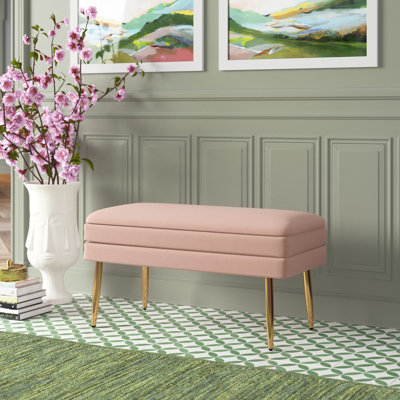 Grayton Upholstered Removable Storage Bench by Etta Avenue