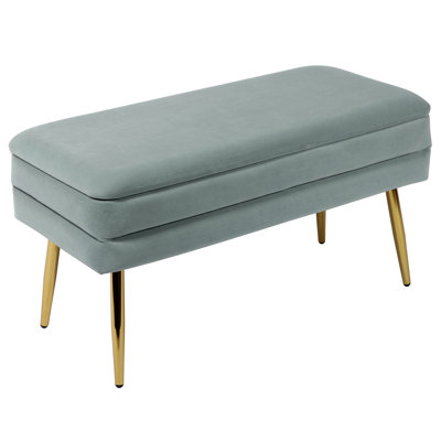 Grayton Upholstered Removable Storage Bench by Etta Avenue