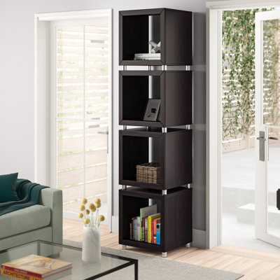 Magdalena 79" H x 18.25" W Metal Cube Bookcase by Zipcode Design
