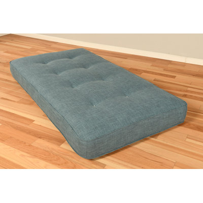 Alhamdi 6.5" Innerspring/Coil Twin Size Futon Mattress, Frame Not Included by Lark Manor