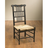 Corjan Solid Wood Ladder Back Side Chair by Rosalind Wheeler