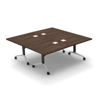 Albin 12 Person Conference Meeting Tables 2 piece Complete Set by The Twillery Co.