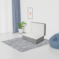 Friedland Gel Memory Foam Mattress with Tri-Folding Capability, Portable, Ultra Soft, and Breathable by Alwyn Home