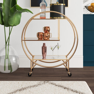 Vannoy Bar Cart by Mercury Row