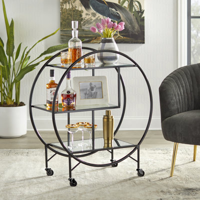 Vannoy Bar Cart by Mercury Row