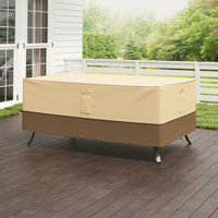 Paulding Patio Furniture Cover for Outdoor Rectangular/Oval Tables by The Twillery Co.