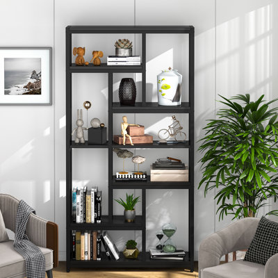 Chappa 78.74" H x 39.37" W Stainless Steel Etagere Bookcase