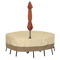 Paulding Water Resistant Patio Table Cover with 3 Year Warranty by The Twillery Co.