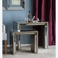 Ziegler 2 Piece Nesting Table Set by Rosdorf Park