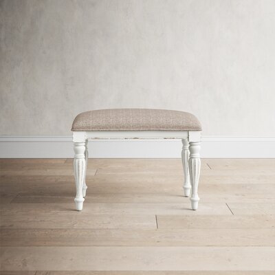 Colchester Upholstered Vanity Bench by Laurel Foundry Modern Farmhouse